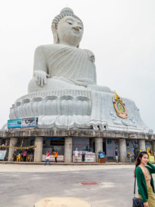 weisse Buddah Statue in Thailand