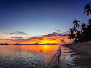 Philippinen Sonnenuntergang