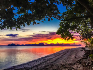 Sonnenuntergang in Philippinen