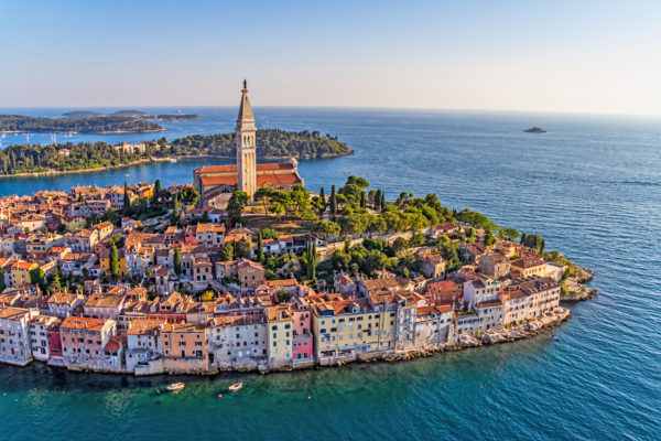 Kroatien - Aerial shoot of Rovinj