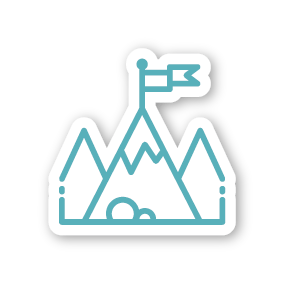 Europareisen - Berg wandern ICON