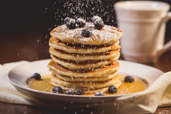 Nordamerika - Blueberrie Pancakes low fat