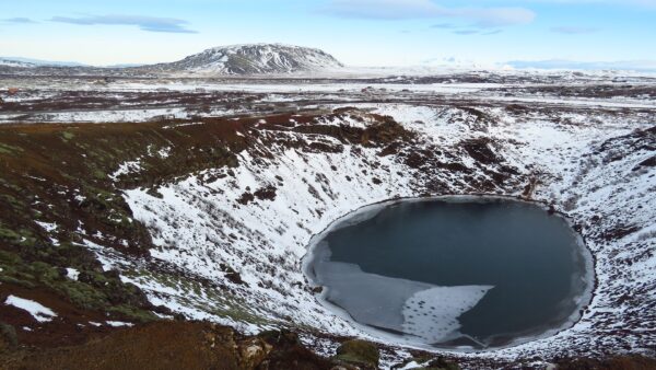 Vulkankrater Island