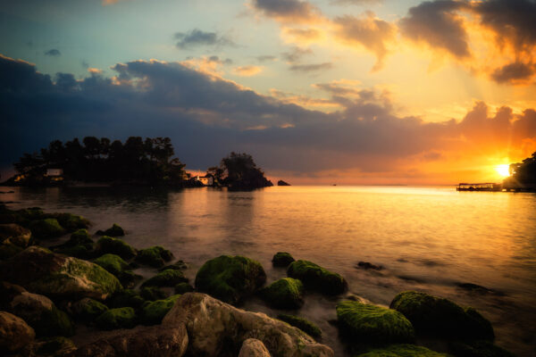 Panagias virgin mary island in Parga